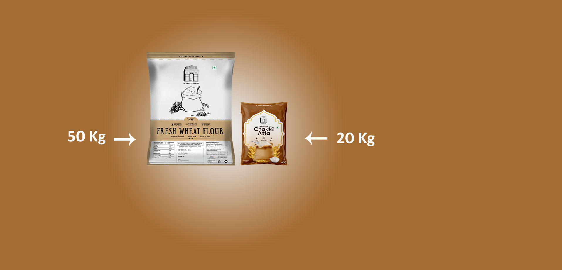 Chakki Atta Fresh Quality Whole Wheat Flour India Gate Flours